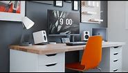 Modern Workspace Desk Setup Makeover!