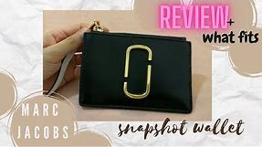 Marc Jacobs The Snapshot Top-zip Multi Wallet Review + What fits