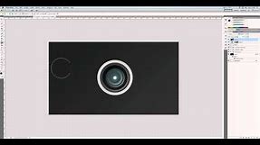 Create a Camera Lens Icon in Photoshop - Screencast
