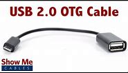 Easy To Use USB 2.0 Micro OTG Cable - Highlight