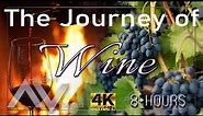 WINE - Wine yards, wine making and tasting 8 HOURS of Background Ambient Video