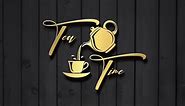 Tea Time logo #pixellab #logo
