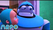 Lost Teddy | ARPO The Robot | Robot Cartoons for Kids | Moonbug Kids