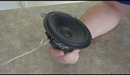 Mid Range Speaker Repair