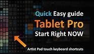 Quick Easy Guide for using Touch Keyboard Shortcut buttons in Microsoft Windows - Tablet Pro Tools