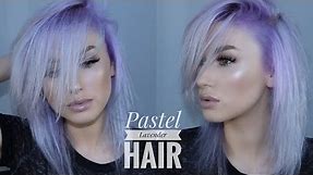 PASTEL LAVENDER HAIR | My hair dye routine | lolaliner