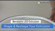 Bendable Aluminium Extrusions for LED Strip Lights