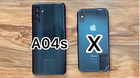 Samsung Galaxy A04s vs iPhone X
