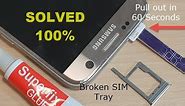 Remove Stuck SIM Card Without Open the Phone Apart