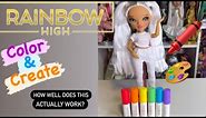 Rainbow High Color and Create doll unboxing and review! How well does this really work?