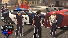 INEXPERIENCED POLICE CHASE! - Flashing Lights Multiplayer Gameplay - Emergency Services Sim