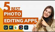 5 BEST PHOTO EDITING APPS for iphone (Photo manipulation)