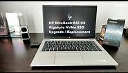 HP EliteBook 845 G8 + Gigabyte SSD Replacement / Upgrade