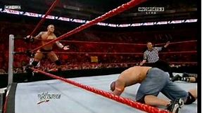 WWE Raw 3/29/10 John Cena & Randy Orton vs Batista & Jack Swagger