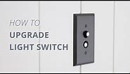 How To Update An Old Light Switch To A Classic Push Button Switch