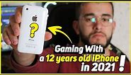 Gaming With iPhone 3GS in 2021! (12 Years Old Phone)