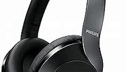 PHILIPS PH805 Active Noise Canceling (ANC) Over Ear Wireless Bluetooth Performance Headphones w/Hi-Res Audio, Comfort Fit and 30 Hours of Playtime (TAPH805BK)