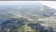 Orlando, Florida - Landing at Orlando International Airport (2019)