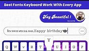 Best Cool Text Fonts Keyboard app | Font Style Changer