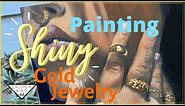 How to Paint Gold Jewelry That Really Shines