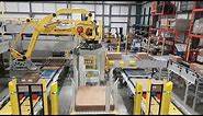 Robotic Mixed Case Palletizing System with FANUC M-410iC/185 Robots – StrongPoint Automation