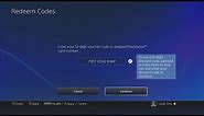 How to Redeem a PSN/PS Plus Code on PS4
