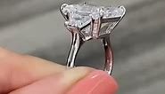 7 Carat Bespoke Radiant Cut Diamond Engagement Ring 😍 | Miss Diamond Ring