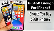 Is 64GB Enough For iPhone 12 or iPhone 11? Watch This Before Buying (HINDI)