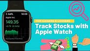 How to get stock updates in Apple watch