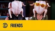 The Thanksgiving Turkey Gets Stuck On Joey's Head! | Friends