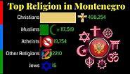 Top Religion Population in Montenegro 1900 - 2100 | Religious Population Group | Data Player