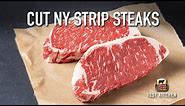How to Cut New York Strip Steaks