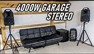 Installing a 4000W STEREO in my Garage