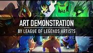 Art Demonstration by League of Legends Artists