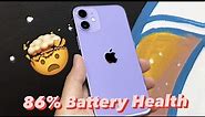 86% Battery Health iPhone 12 Mini - Drain Test (2023)