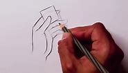 How to draw a hand holding something |Hand drawing basics easy step by step tutorial with pencil