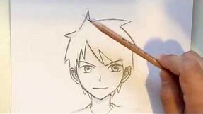 How to Draw Anime Boy Hair [Slow Narrated Tutorial] [No Timelapse]