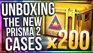 UNBOXING 200 PRISMA 2 CASES (HUGE NEW CASE UNBOXING)