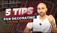 5 Tips For Decorating Home Office with Persian Rugs