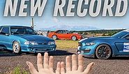 The Ultimate Mustang Cobra Experience: 5 rare 1993 Cobras in one location plus Foxbody Saleen