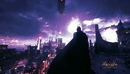 Batman: Arkham Knight, screen shot, PC gaming, video games, superhero, rain, city, night, logo, Batman, digital art | 2560x1600 Wallpaper - wallhaven.cc