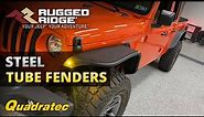 Rugged Ridge Steel Tube Fenders for Jeep Wrangler JL & Jeep Gladiator JT