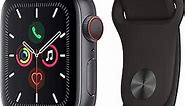 Apple Watch Series 5 (GPS + Cellular, 44mm) - Space Gray Aluminum Case with Black Sport Band