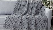 EZ Knitting Textures Blanket | BEGINNER | The Crochet Crowd