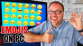 How to use EMOJI Keyboard Windows 10 PC | Emoji Shortcut | Easy!