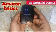 Amazon basics 4G wireless dongle unboxing ।। best wireless dongle