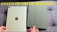 Green iPad Air 4 + Green Smart Folio Case UNBOXING | NO COMMENTARY