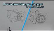 How to draw Protogen head on paper | Art Stuff Tutorial