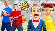 Toy Story 4 Toys Are Missing! Gabby Gabby & Bensen Plays Tricks on Kids Fun TV!