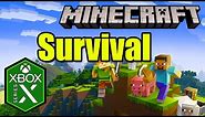Minecraft Xbox Series X Gameplay Survival Part 1: Sandbox [Xbox Game Pass]